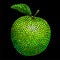 Mosaic green apple