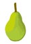 Mosaic of a green pear