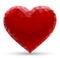Mosaic heart, romantic sign of love