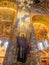 Mosaic in interior of Church of Savior on Spilled blood, Russia
