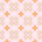 Mosaic kaleidoscope seamless texture background - light soft baby pastel colors colored - orange, pink, yellow