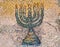 Mosaic menorah