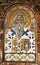 Mosaic Orthodox Serbian icon of Saint Peter from Cetinje in old