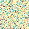 Mosaic pattern with multicolor polygons. Seamless vector