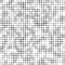 Mosaic pattern with random squares - Black and white geometric t