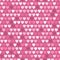 Mosaic pink heart pattern. Decorative Vector texture for Valentines Day
