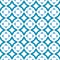 Mosaic seamless pattern. Blue astonishing boho