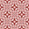 Mosaic seamless pattern. Wine red