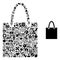Mosaic Shopping Bag from Medic Symbols