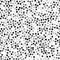 Mosaic of small gray squares in random order. Seamless vector pa