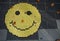 Mosaic of an smiling face emoticon