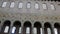 Mosaics on the left side wall of the nave of the Basilica of Sant` Apollinare in Classe