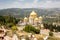 Moscovia Gorny monastery church buildings Jerusalem cityscape.
