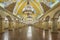 Moscow - 04 august 2018: Interior subway station