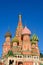 Moscow, Basil`s cathedral on Red square , Russia