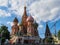 Moscow Basilika with a blue sky