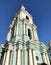 Moscow, the Bell tower of the Trinity Church in Serebryaniki on the square Yauzskie Gate