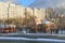 Moscow, Bersenevskaya embankment in winter