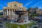 Moscow Bolshoi Theatre Big Theatre and Fountain in Moscow, Russia.