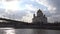 Moscow The Cathedral of Christ the Saviour, Moscow river, on the left side of Patriarshiy Bridge