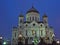 Moscow, cathedral and christmas tree