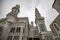 Moscow Cathedral Mosque in snowy weather, Russia