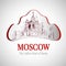 Moscow city emblem