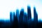 Moscow city skyscrapers abstract background