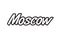 moscow europe capital text logo black white icon design
