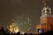 Moscow fireworks on New Year evening