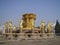 Moscow, fountain on main exhibition center