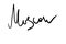 Moscow inscription in freehand lettering style. Moscow label or sign. Moscow word by black marker on white background.