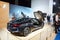 Moscow International Automobile Salon BMW i8 With raised upstairs doors Premium