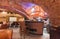 MOSCOW - JULY 2014: Interior of beer restaurant