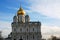 Moscow Kremlin. Archangels cathedral. Color photo.