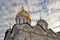 Moscow Kremlin. Archangels cathedral. Color photo.