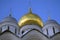 Moscow Kremlin. Archangels church. Color photo.