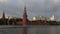 Moscow Kremlin, with clouds time lapse