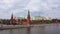 Moscow Kremlin on a cloudy day