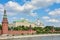 The Moscow Kremlin and the embankment.