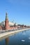 The Moscow Kremlin and the embankment.