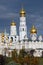 Moscow Kremlin. Ivan the Great Bell tower. Archangels church.