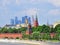 Moscow Kremlin and moscow-city district