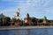 Moscow Kremlin panorama. Color photo.