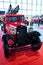 MOSCOW - MAR 09, 2018: PMG-1 1932 fire truck at exhibition Old