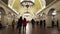 Moscow Metro, Komsomolskaya Circle Line Station, one of the most beautiful stations.