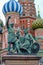 Moscow monuments on Red square to Minin and Pozharskiy