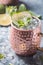 Moscow mule cocktail