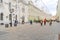 Moscow. Nikolskaya street. Garland Decoration