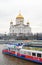 The Moscow panorama. Christ the Savior Church.